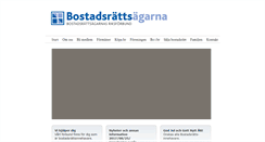 Desktop Screenshot of bostadsrattsagarna.se