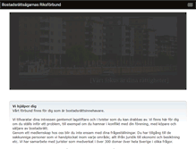 Tablet Screenshot of bostadsrattsagarna.se